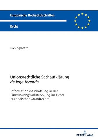 Unionsrechtliche Sachaufklaerung de lege ferenda
