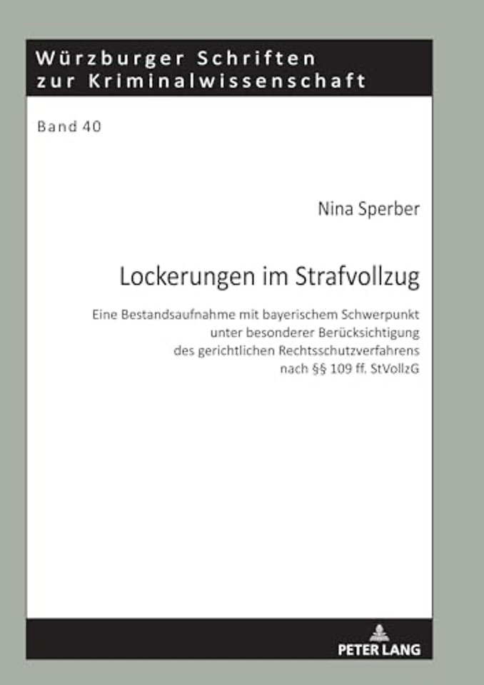 Lockerungen im Strafvollzug