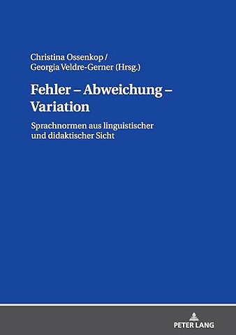 Fehler - Abweichung - Variation