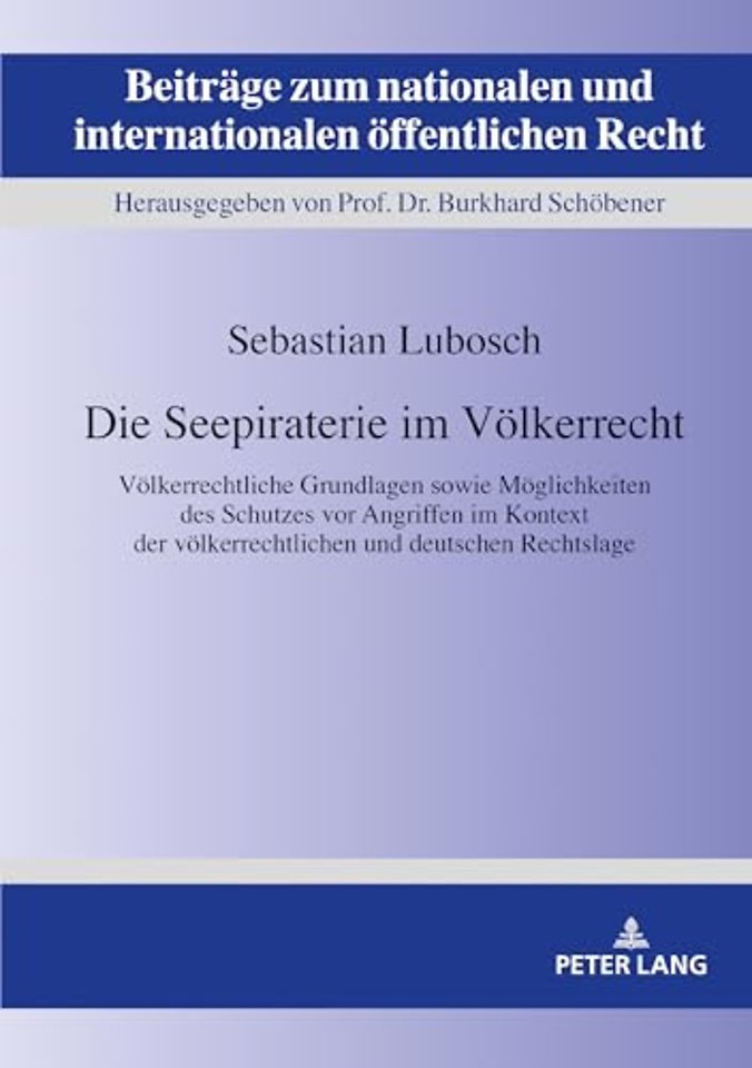 Die Seepiraterie im Voelkerrecht