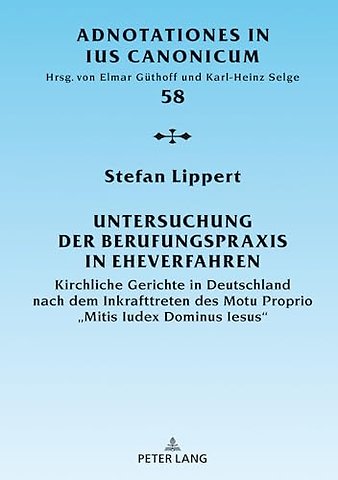Untersuchung Der Berufungspraxis in Eheverfahren