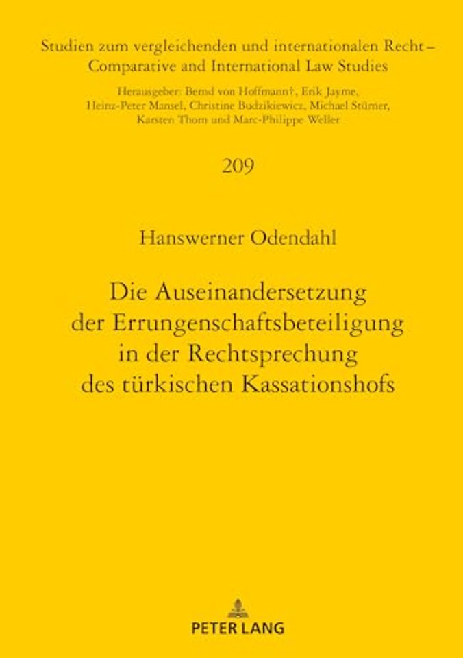 Die Auseinandersetzung Der Errungenschaftsbeteiligung in Der Rechtsprechung Des Tuerkischen Kassationshofs