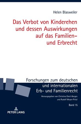 Das Verbot Von Kinderehen Und Dessen Auswirkungen Auf Das Familien- Und Erbrecht