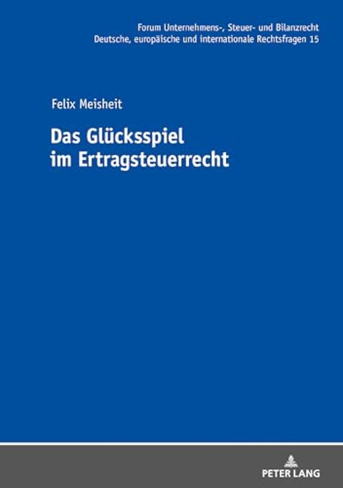 Das Gluecksspiel im Ertragsteuerrecht