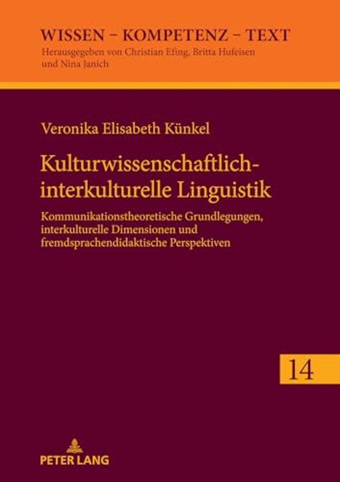 Kulturwissenschaftlich-interkulturelle Linguistik