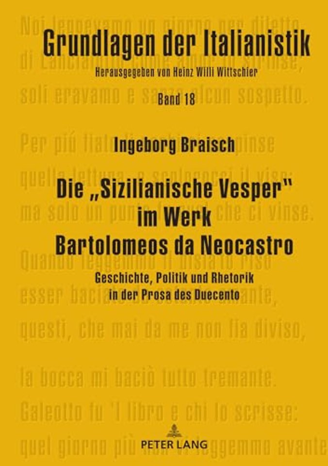Die "Sizilianische Vesper" im Werk Bartolomeos da Neocastro