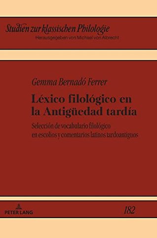 Lexico filologico en la Antigueedad tardia