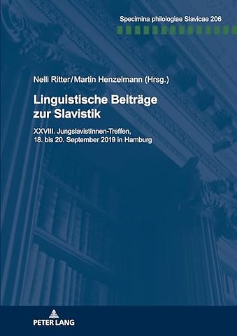 Linguistische Beitraege Zur Slavistik