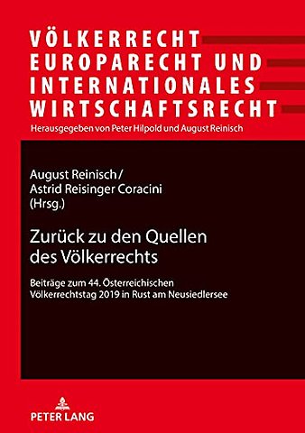 Zurueck Zu Den Quellen Des Voelkerrechts