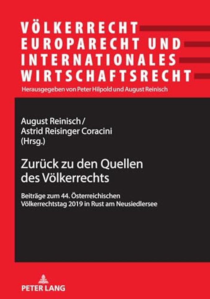 Zurueck Zu Den Quellen Des Voelkerrechts