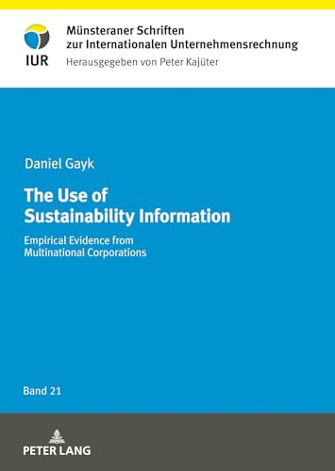The Use of Sustainability Information