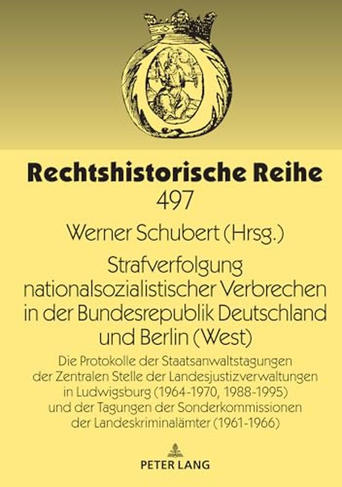 Strafverfolgung nationalsozialistischer Verbrechen in der Bundesrepublik Deutschland und Berlin (West)