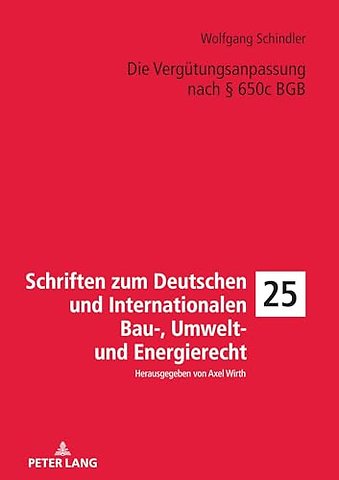 Die Verguetungsanpassung Nach § 650c BGB