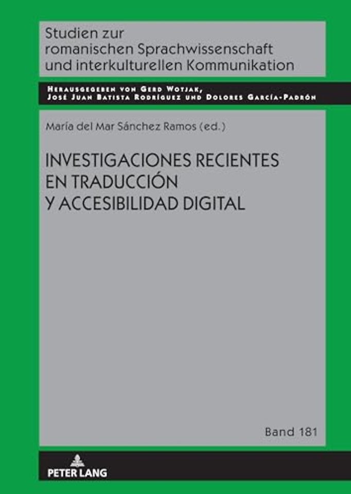 Investigaciones recientes en traduccion y accesibilidad digital