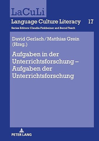 Aufgaben in der Unterrichtsforschung - Aufgaben der Unterrichtsforschung