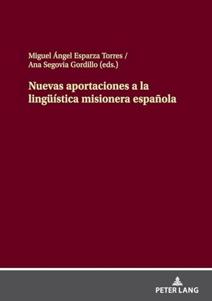 Nuevas aportaciones a la lingueistica misionera espanola