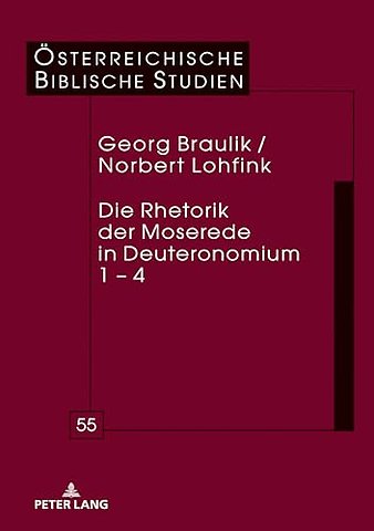 Die Rhetorik der Moserede in Deuteronomium 1 - 4