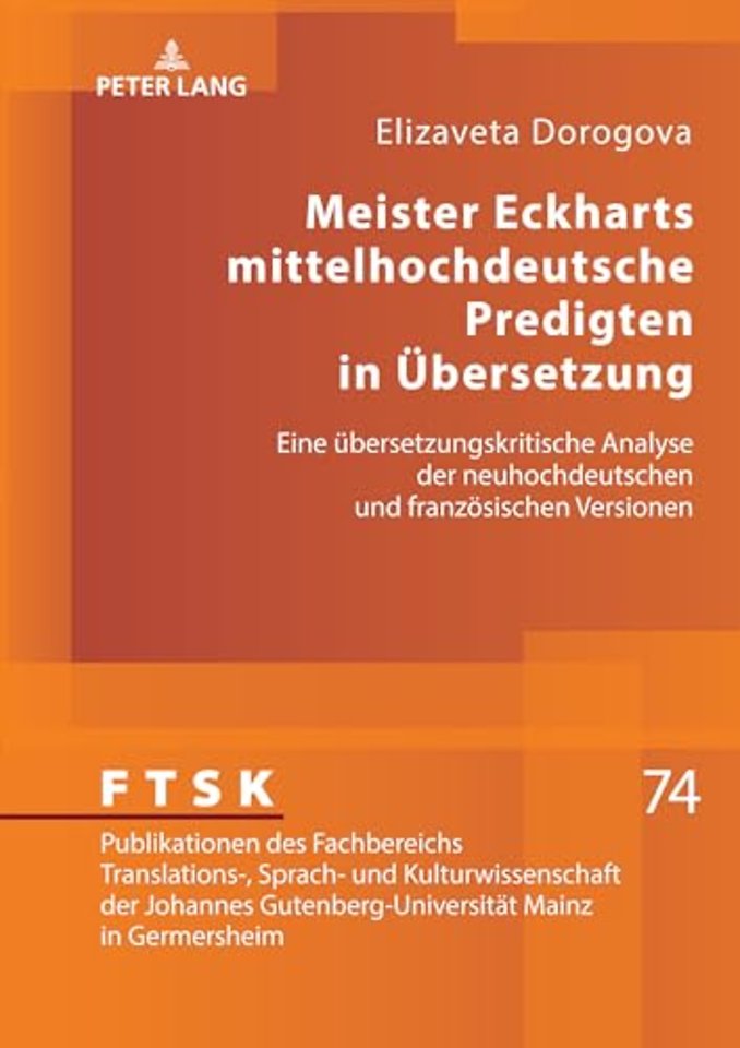 Meister Eckharts mittelhochdeutsche Predigten in Uebersetzung