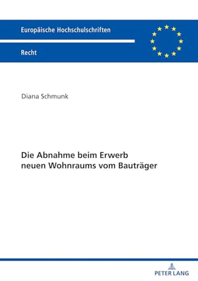 Die Abnahme beim Erwerb neuen Wohnraums vom Bautraeger