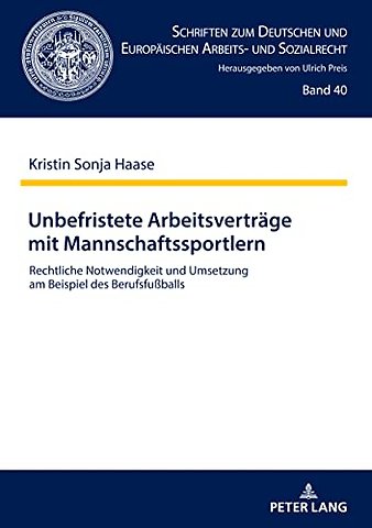 Unbefristete Arbeitsvertraege Mit Mannschaftssportlern