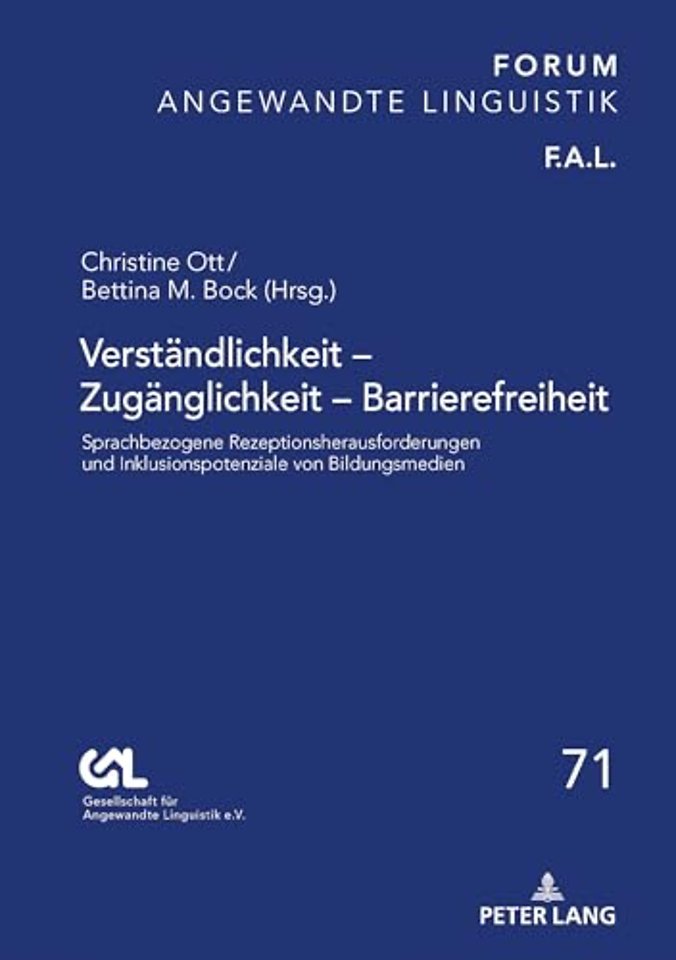 Verstaendlichkeit - Zugaenglichkeit - Barrierefreiheit