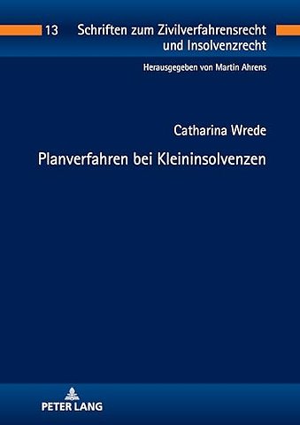 Planverfahren bei Kleininsolvenzen