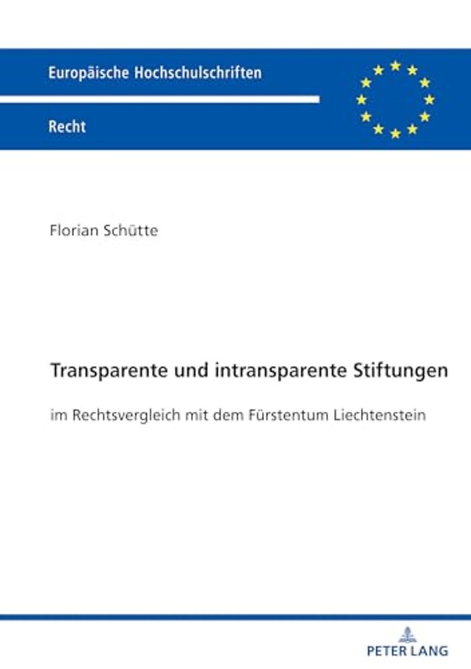 Transparente und intransparente Stiftungen
