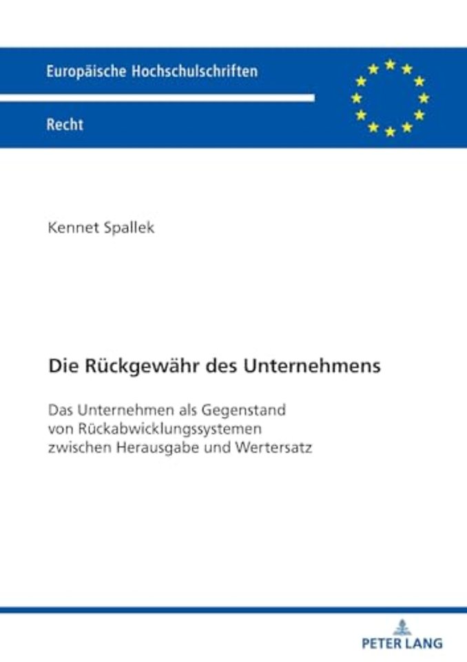 Die Rueckgewaehr des Unternehmens