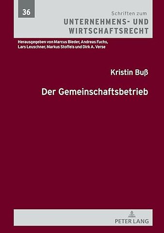 Der Gemeinschaftsbetrieb