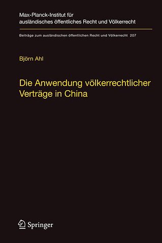 Die Anwendung völkerrechtlicher Verträge in China