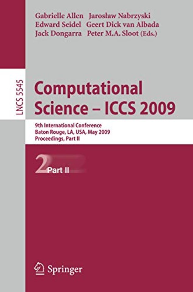 Computational Science – ICCS 2009