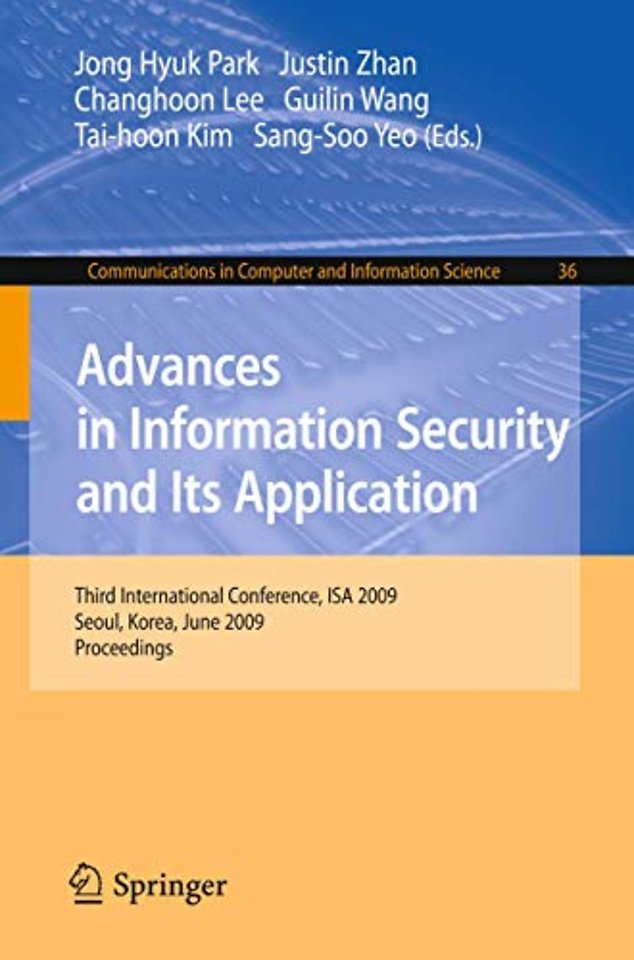 Advances in Information Security and Its Application