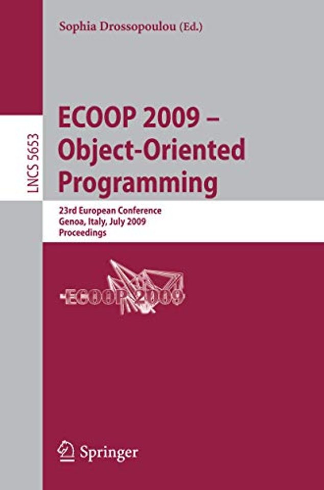 ECOOP 2009 -- Object-Oriented Programming