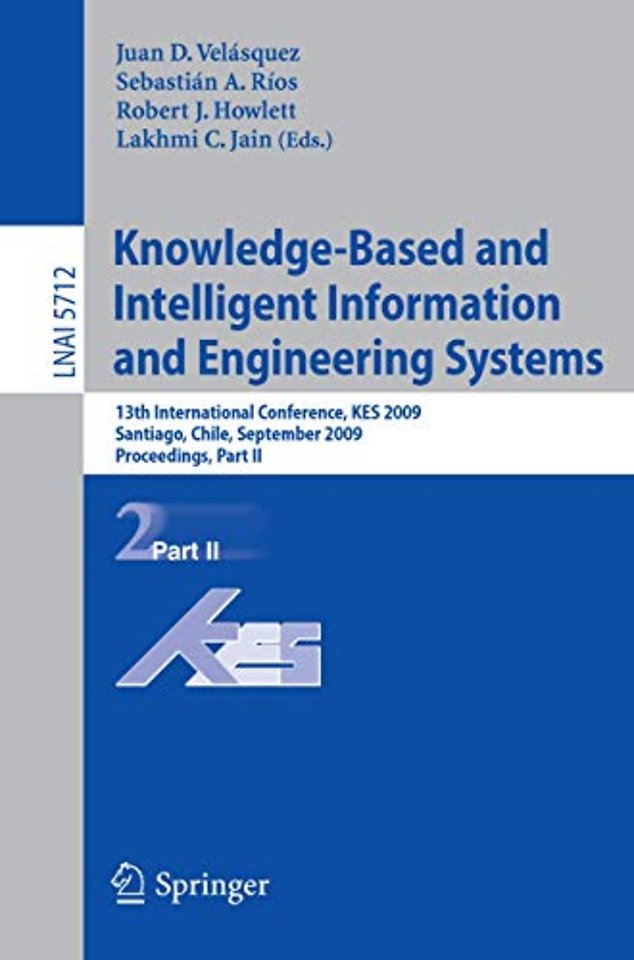 Knowledge-Based and Intelligent Information and Engineering Systems