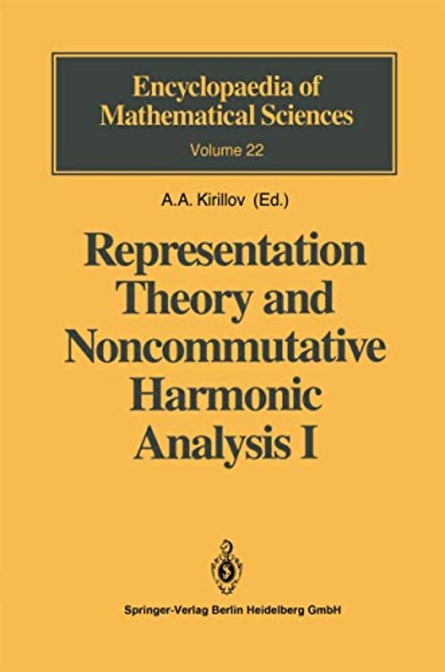 Representation Theory and Noncommutative Harmonic Analysis I