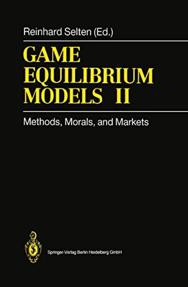Game Equilibrium Models II