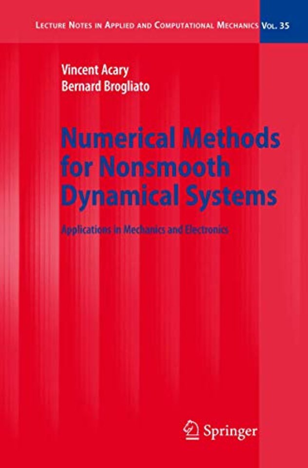 Numerical Methods for Nonsmooth Dynamical Systems