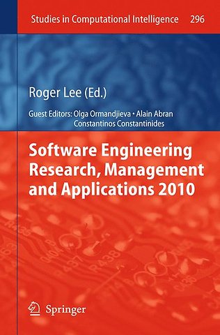 Software Engineering Research, Management and Applications 2010