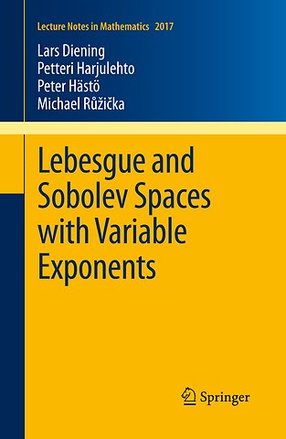 Lebesgue and Sobolev Spaces with Variable Exponents