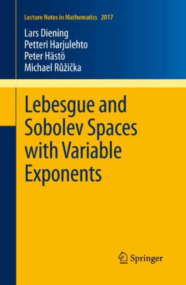 Lebesgue and Sobolev Spaces with Variable Exponents