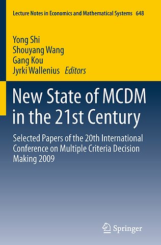New State of MCDM in the 21st Century