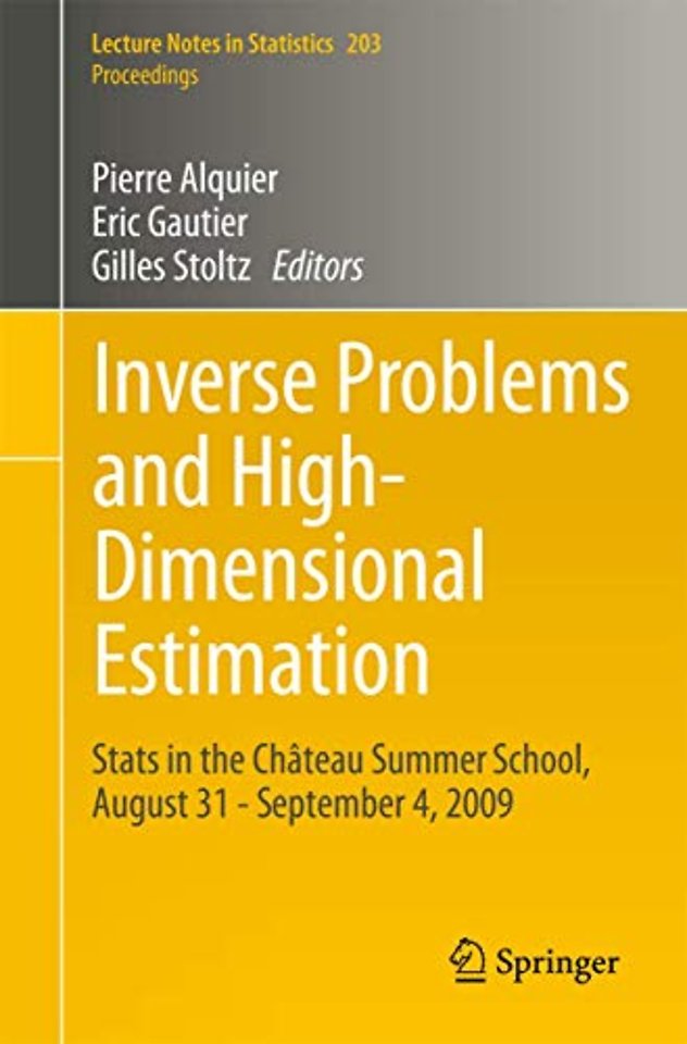 Inverse Problems and High-Dimensional Estimation