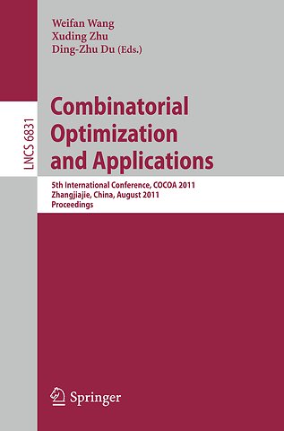 Combinatorial Optimization and Applications