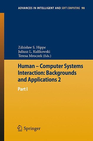 Human – Computer Systems Interaction: Backgrounds and Applications 2
