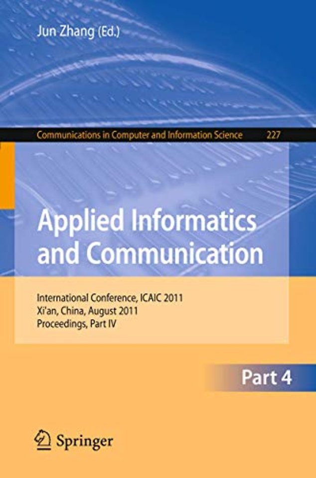Applied Informatics and Communication, Part IV
