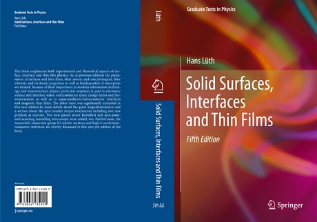 Solid Surfaces, Interfaces and Thin Films