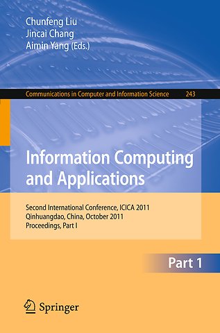 Information Computing and Applications