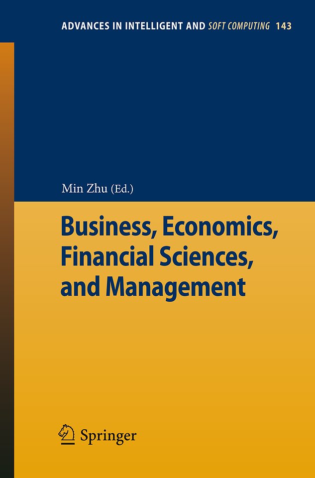 Business, Economics, Financial Sciences, and Management