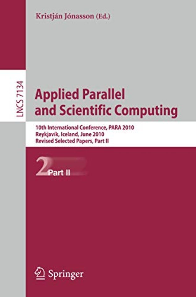 Applied Parallel and Scientific Computing