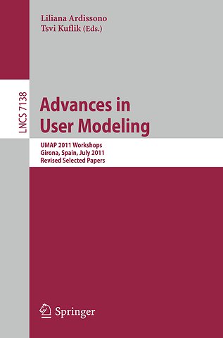 Advances in User Modeling